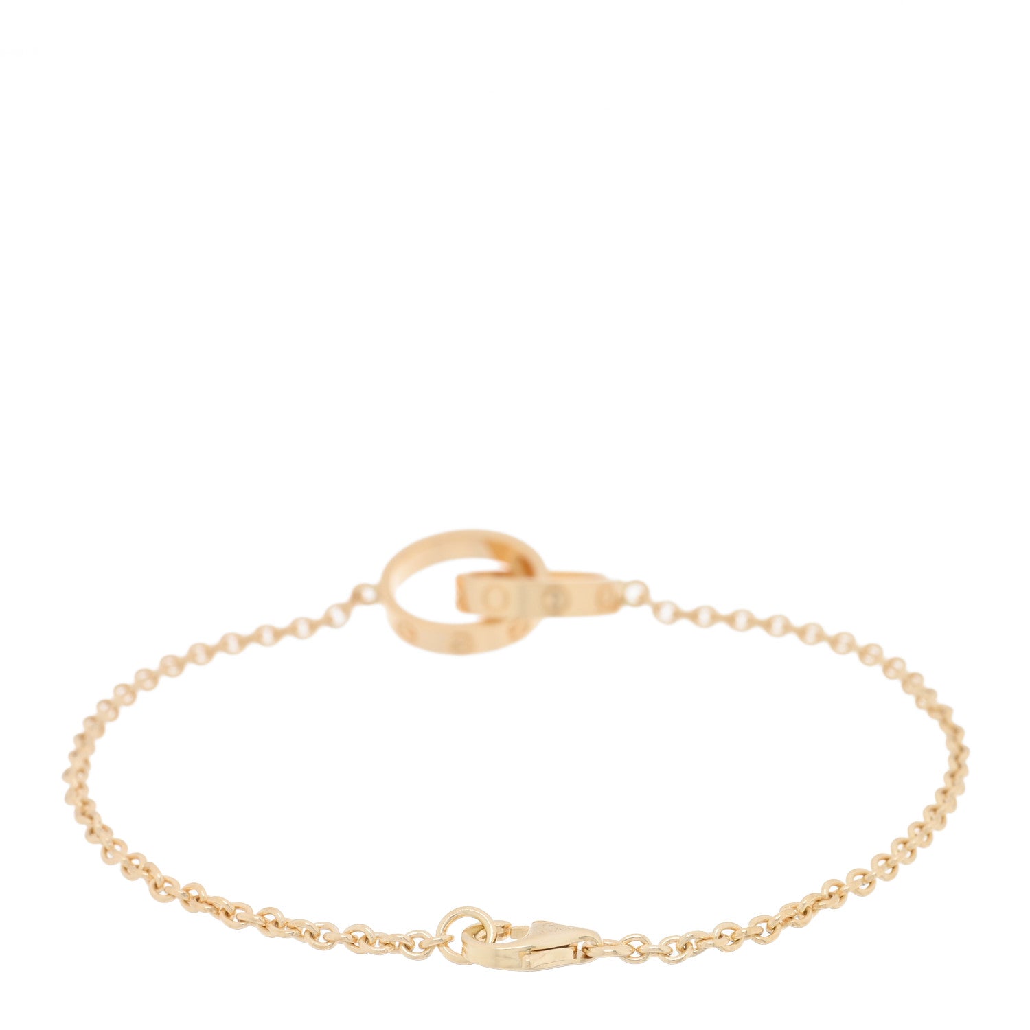 Cartier 18K Yellow Gold Interlocking LOVE Bracelet 2 of 3