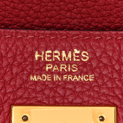 Hermes Togo Kelly Retourne 32 Rubis 6 of 15