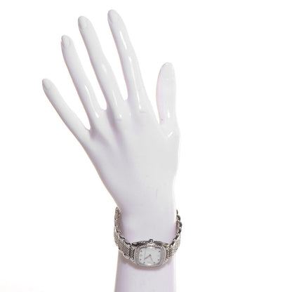 David Yurman Stainless Steel Diamond Bezel Mother of Pearl 25mm Thoroughbred Quartz Watch 2 of 8