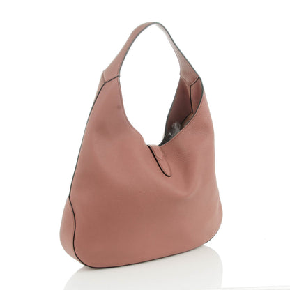 Gucci Soft Grained Calfskin Large Jackie Hobo Rosy Phard 3 of 7
