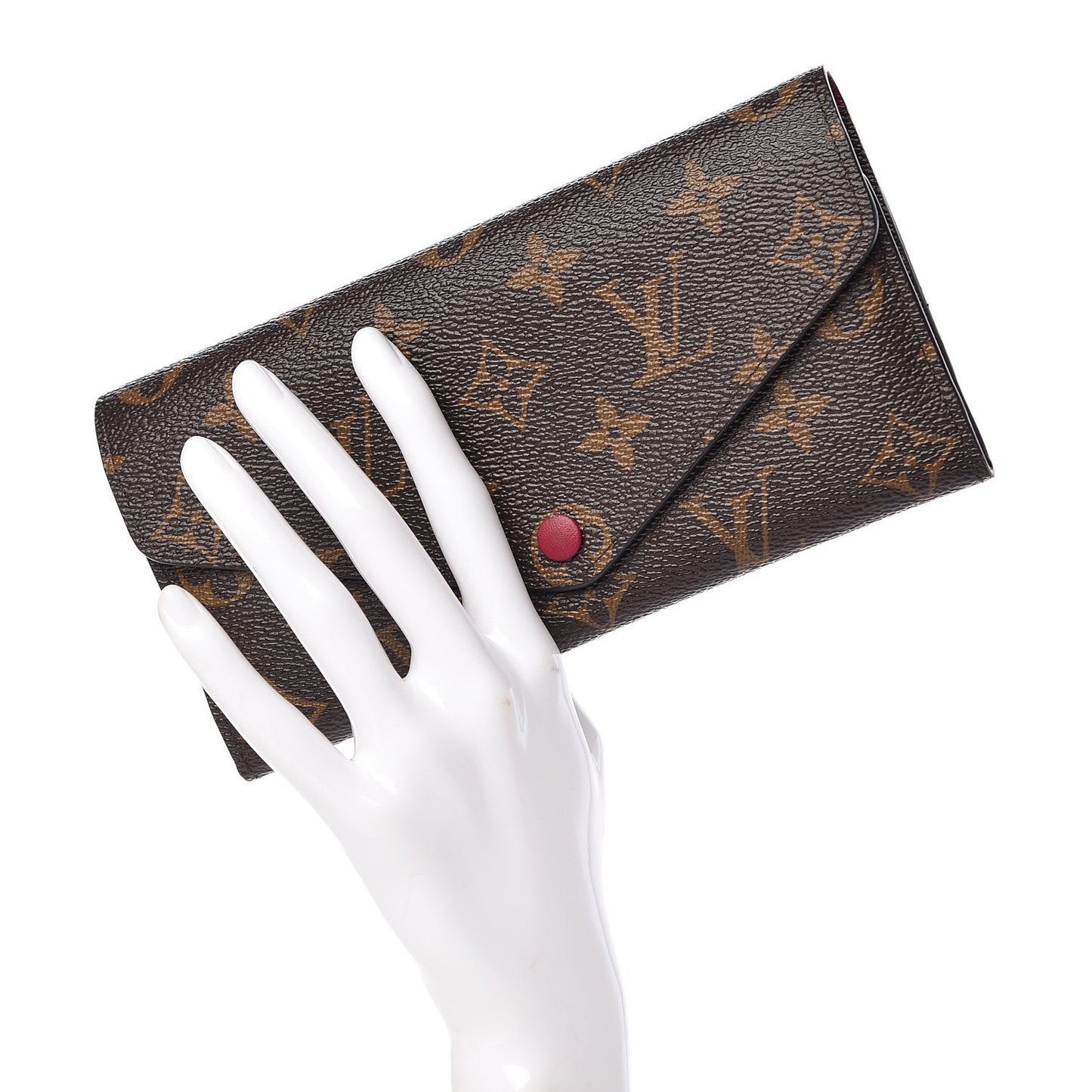 Monogram Josephine Wallet Fuchsia