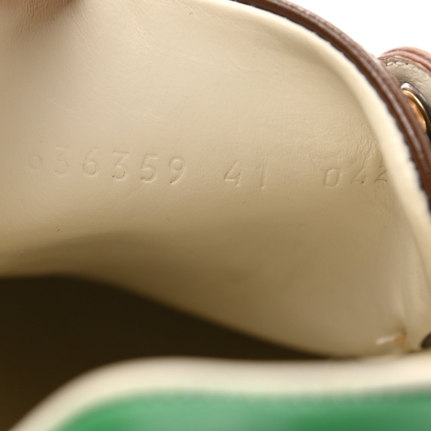 GG Supreme Monogram Fake/Not Womens Ace Sneakers 41 Beige New Shamarock Brown Sugar
