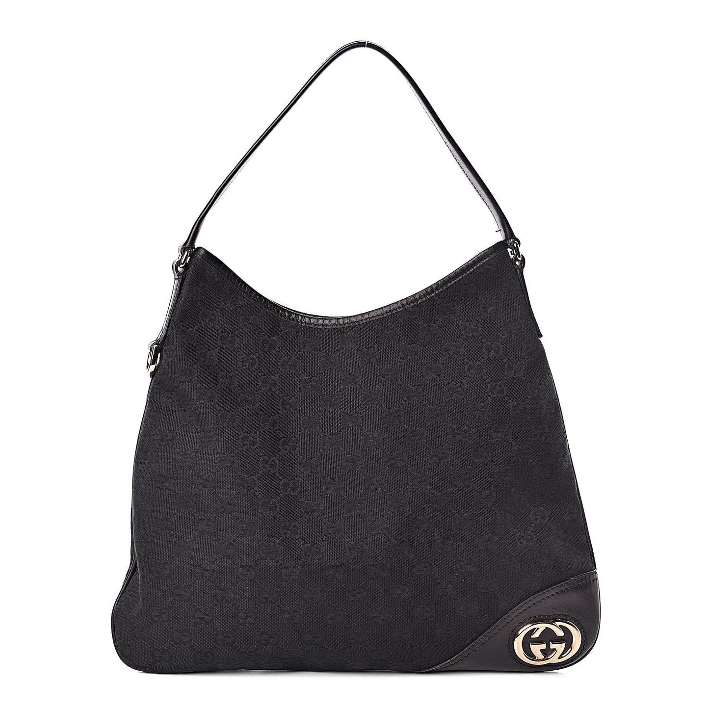 Monogram Medium New Britt Hobo Black