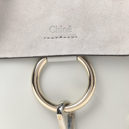 Chloe Suede Calfskin Mini Faye Bracelet Bag Airy Grey 8 of 14