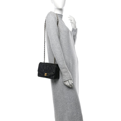 Chanel Patent Lambskin Quilted Small Single Flap Navy 2 of 10