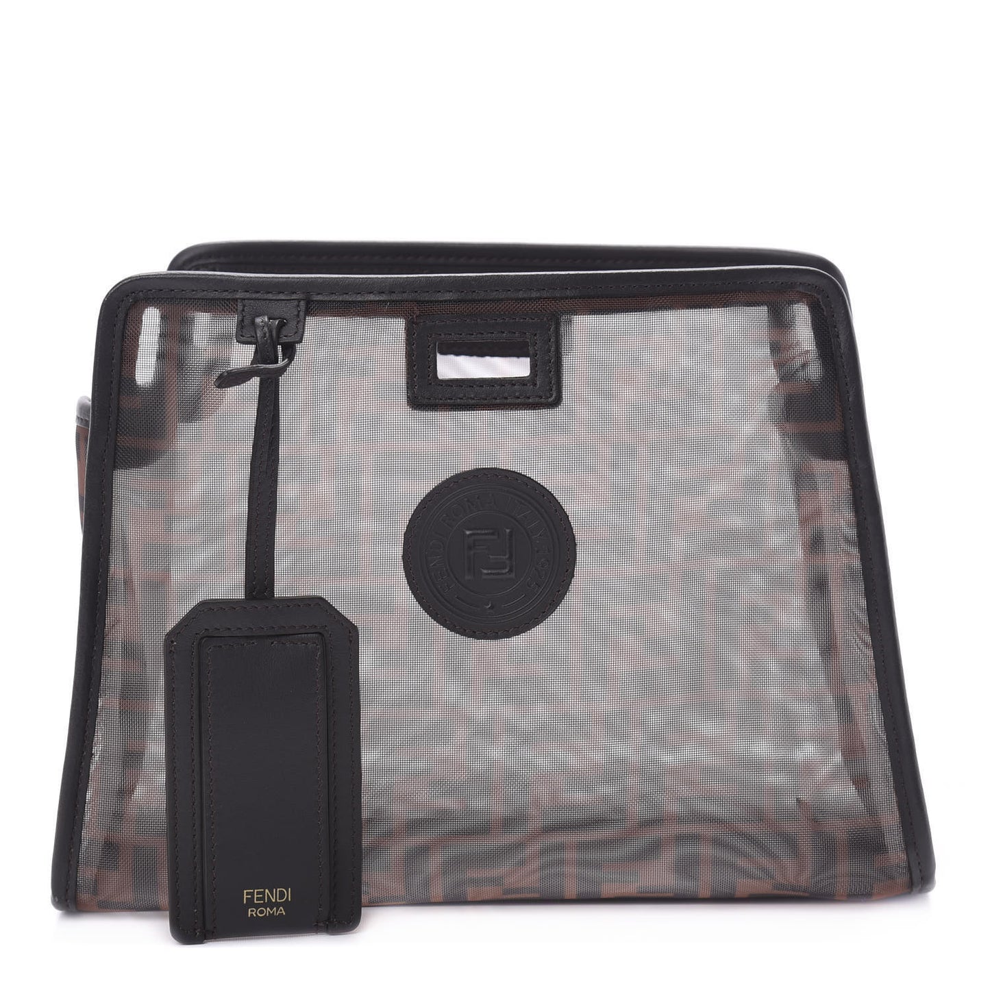 Mesh Vitello Century FF 1974 Mini Peekaboo Defender Cover Marrone Black Ebano