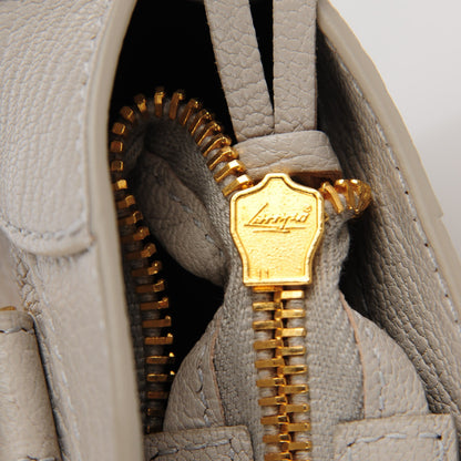 Balenciaga Chevre Gold Metallic Edge Hardware Mini City Gris Clair Gris Perle 9 of 12