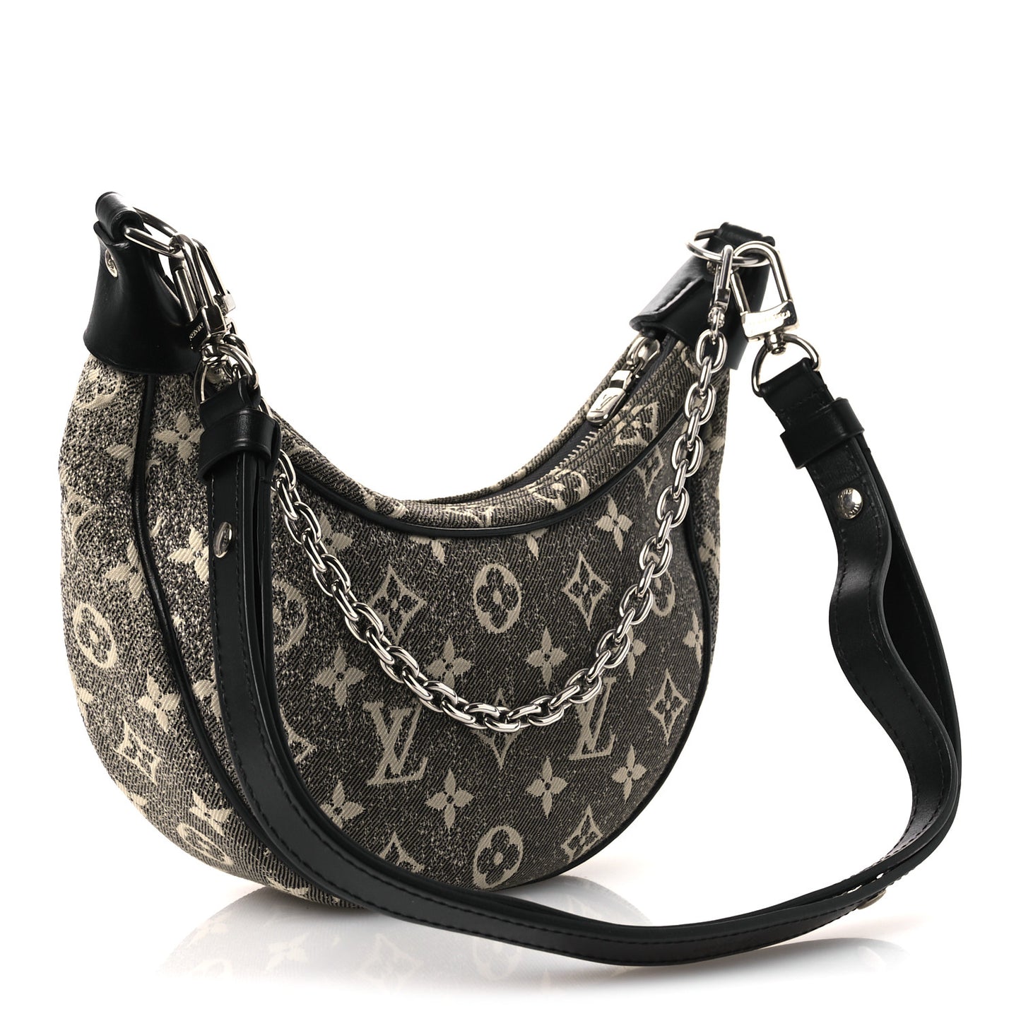 Monogram Jacquard Denim Loop Black