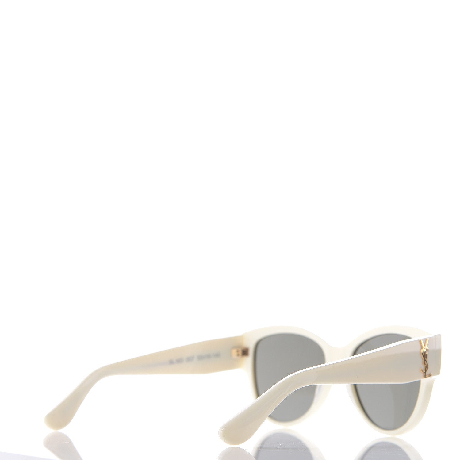 Saint Laurent SL M3 007 Sunglasses Ivory 4 of 10