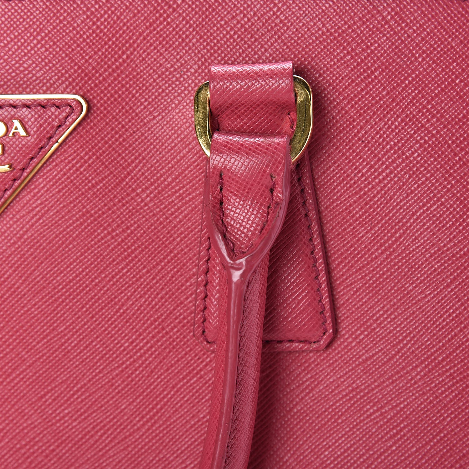Prada Saffiano Lux Medium Promenade Tote Peonia 17 of 20