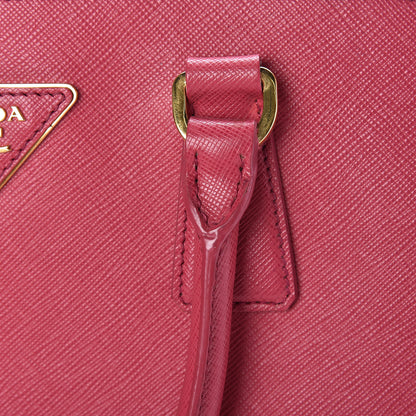 Prada Saffiano Lux Medium Promenade Tote Peonia 17 of 20