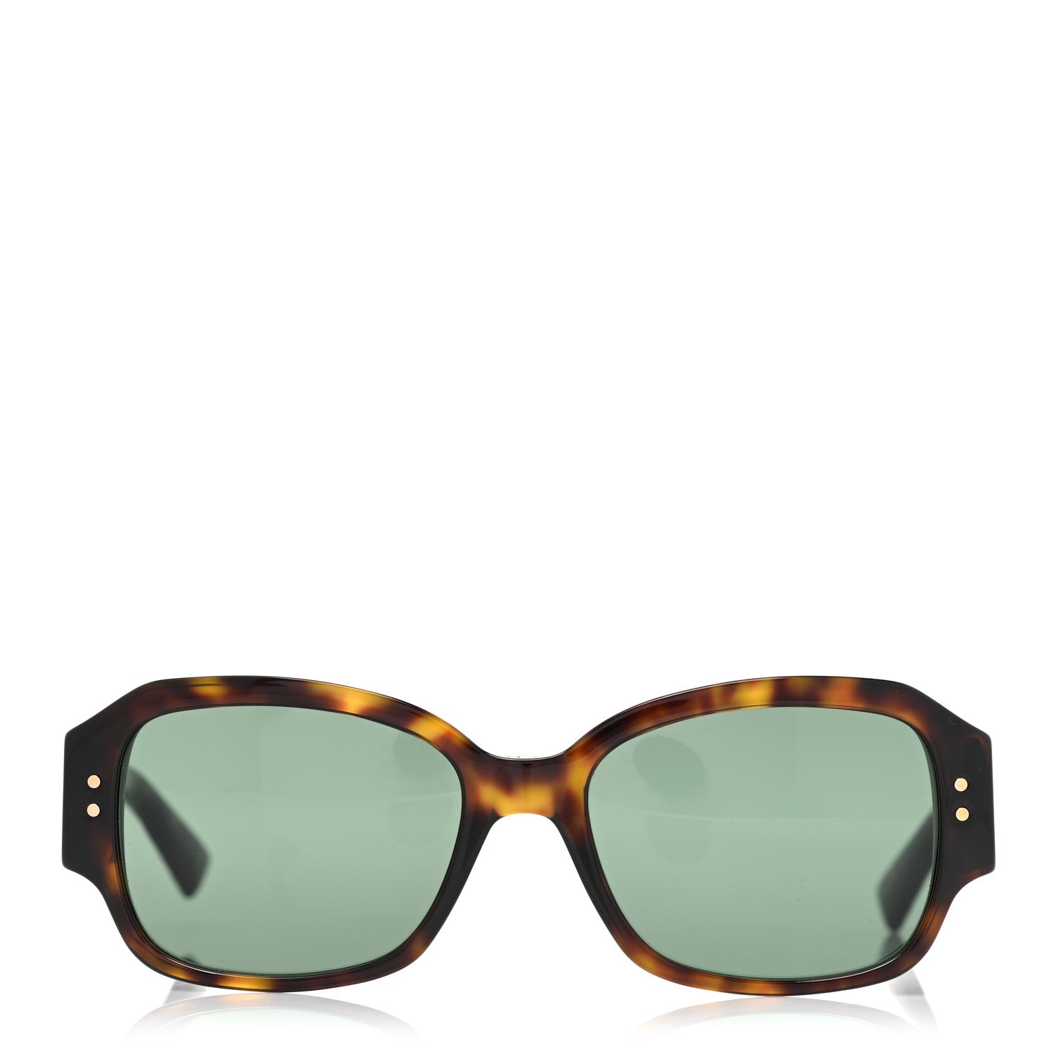 Christian Dior Acetate Cannage Lady Dior Studs Sunglasses Havana 2 of 8