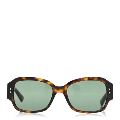 Christian Dior Acetate Cannage Lady Dior Studs Sunglasses Havana 2 of 8