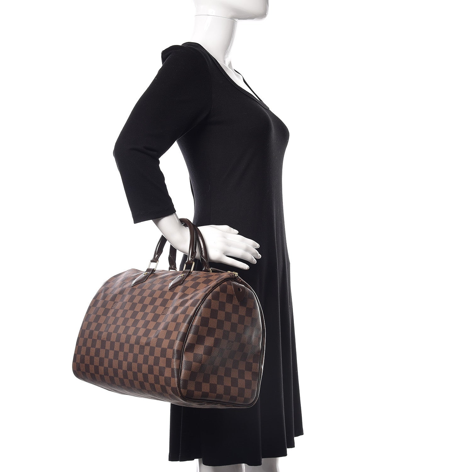 Louis Vuitton Damier Ebene Speedy 35 2 of 12