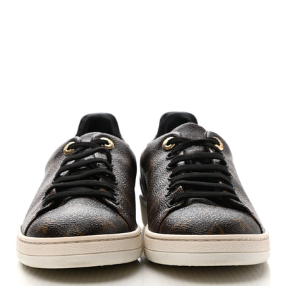 Louis Vuitton Patent Monogram Frontrow Sneakers 38 2 of 10