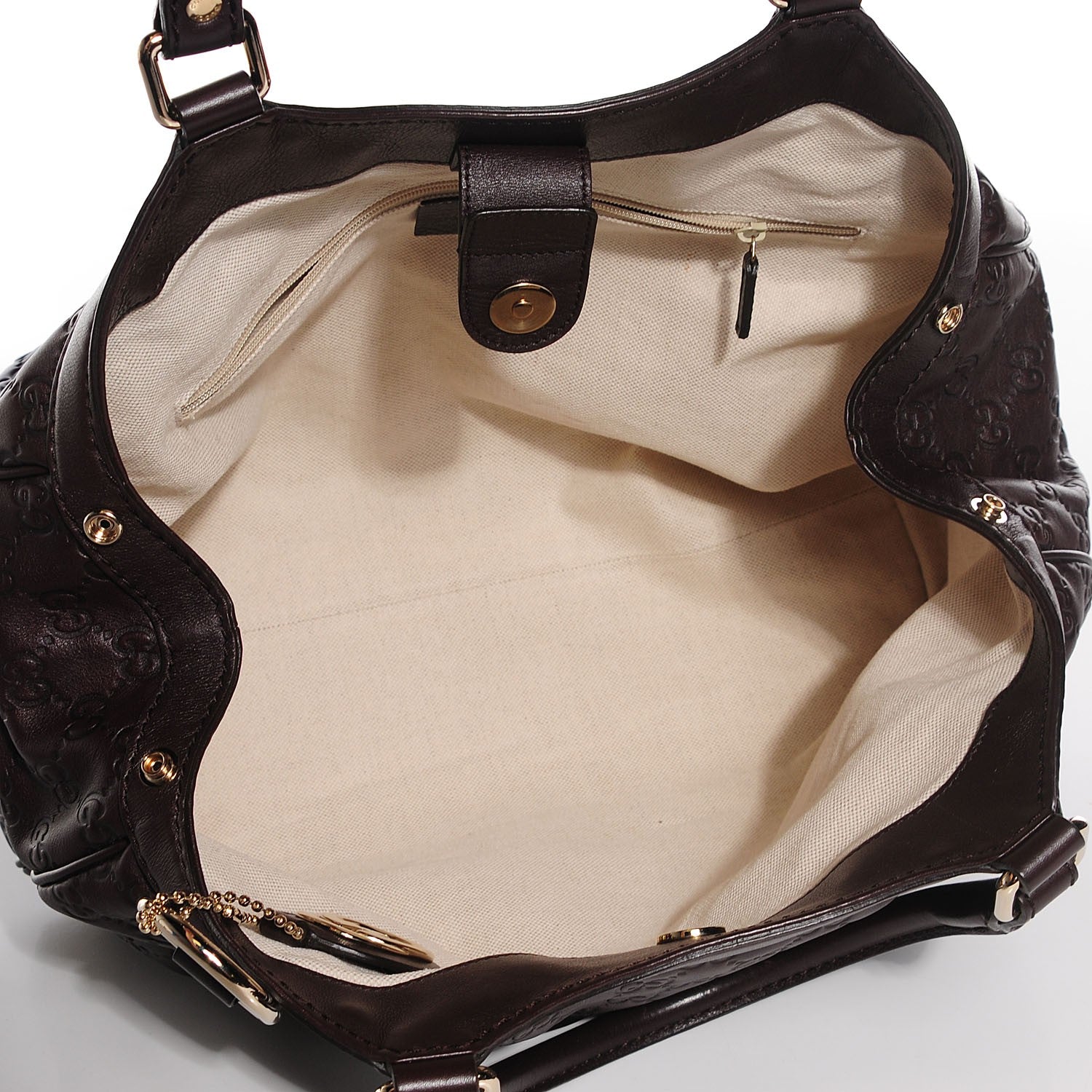 Gucci Guccissima Medium Sukey Tote Chocolate 5 of 7