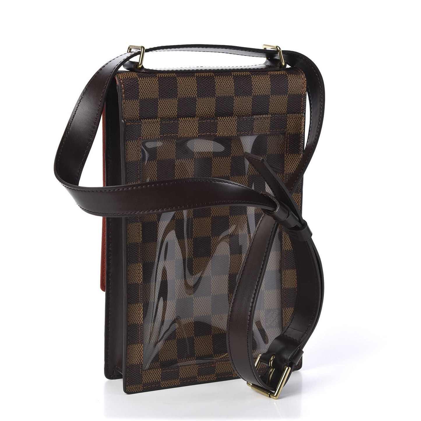 Damier Ebene Portobello Travel Shoulder Bag