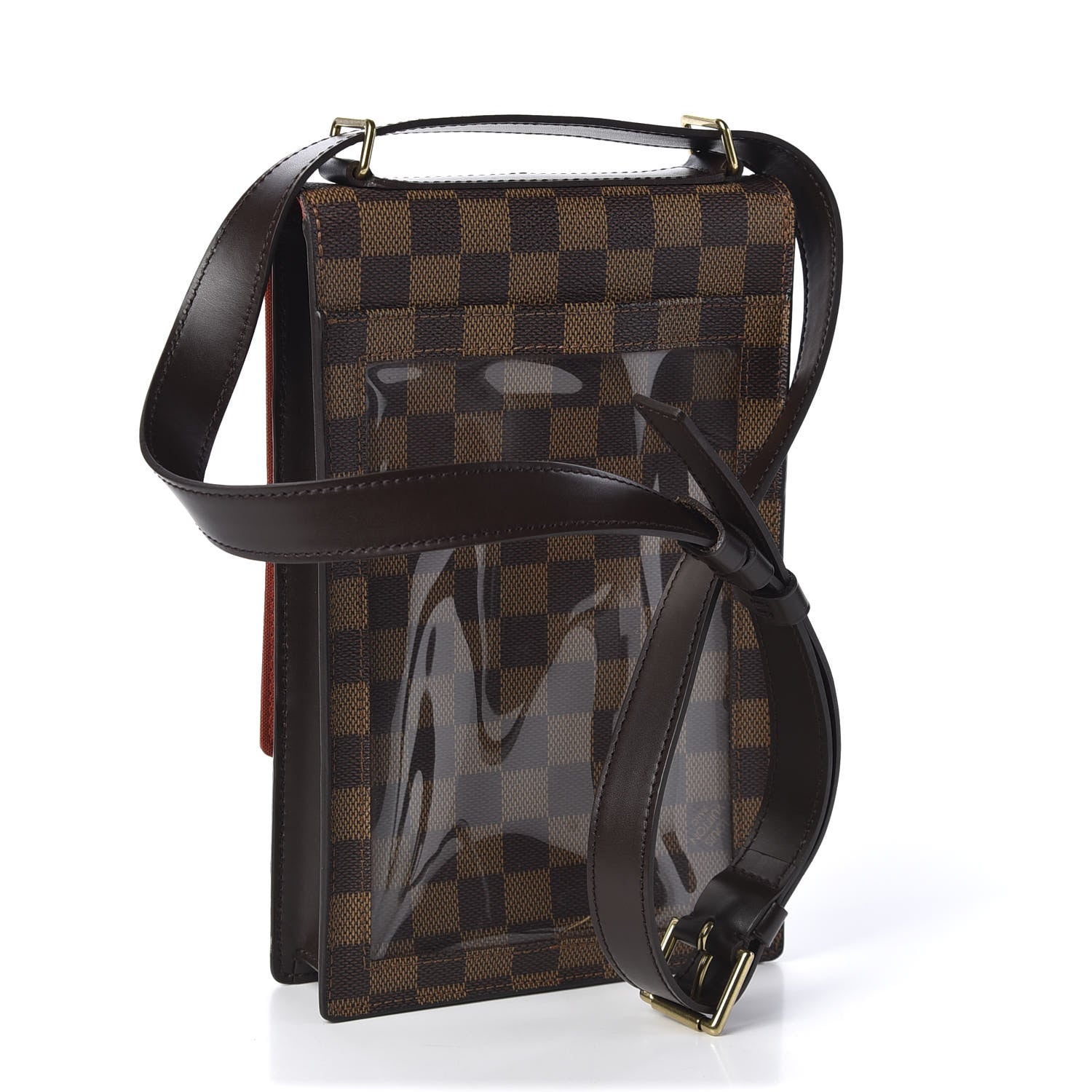 Louis Vuitton Damier Ebene Portobello Travel Shoulder Bag 2 of 8