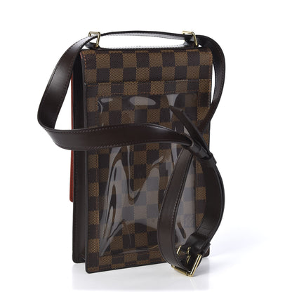 Louis Vuitton Damier Ebene Portobello Travel Shoulder Bag 2 of 8