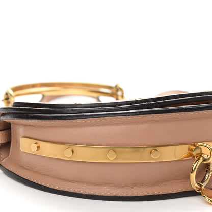 Chloe Calfskin Small Nile Bracelet Minaudiere Bag Biscotti Beige 7 of 8