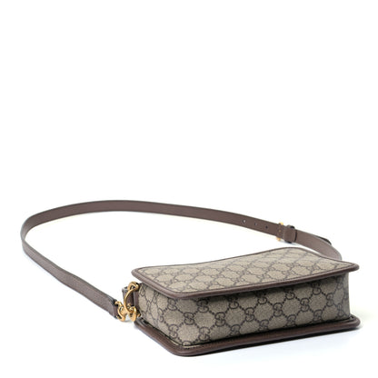 Gucci GG Supreme Monogram Web Ophidia Crossbody Bag Beige New Acero 3 of 5