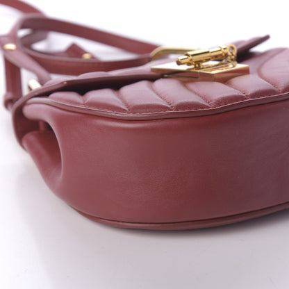 Chloe Calfskin Quilted Mini Drew Bijou Shoulder Bag Dahlia Red 6 of 10
