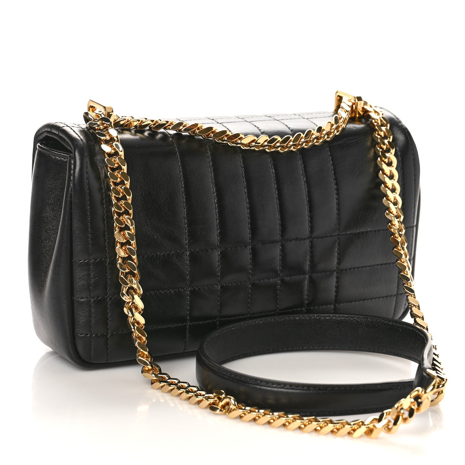 Burberry Lambskin Quilted Small Lola Bag Black 3 of 8