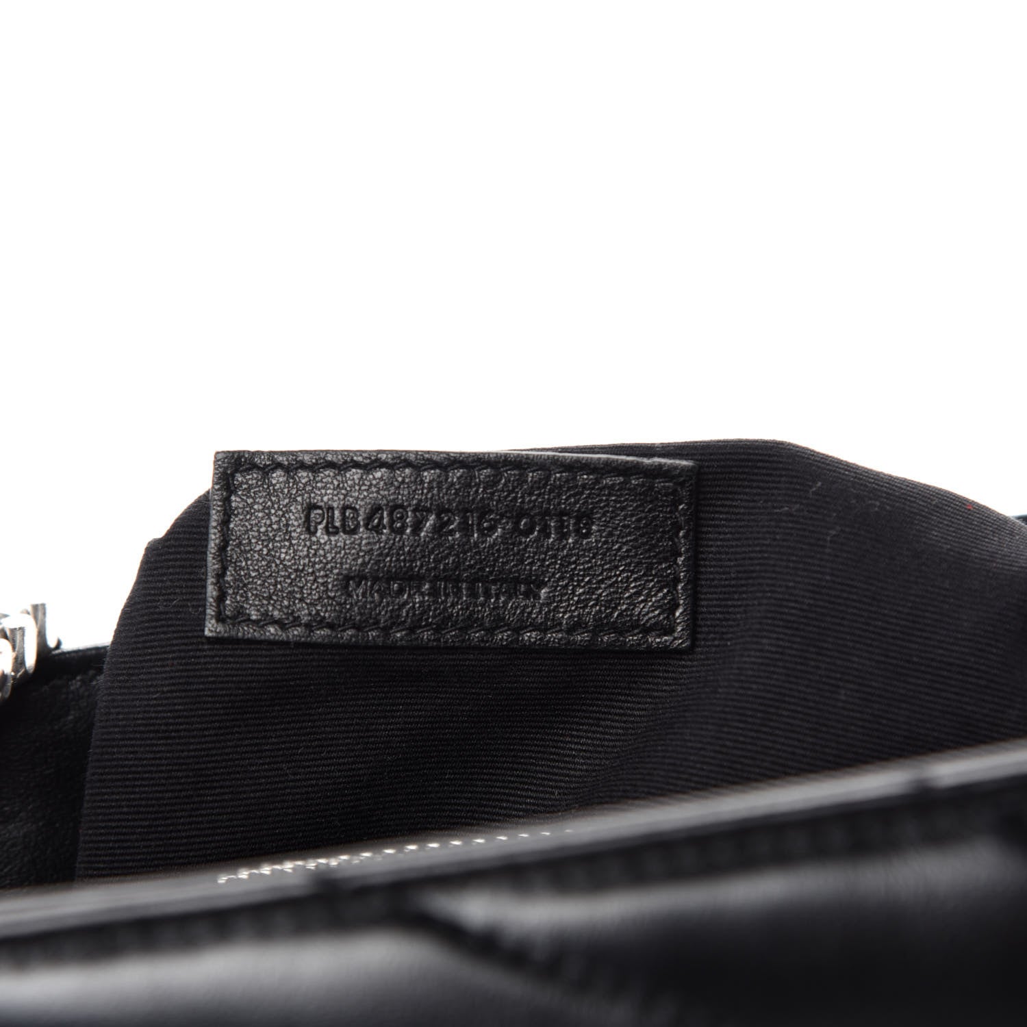 Saint Laurent Calfskin Y Quilted Monogram Medium Loulou Chain Satchel Black 11 of 12