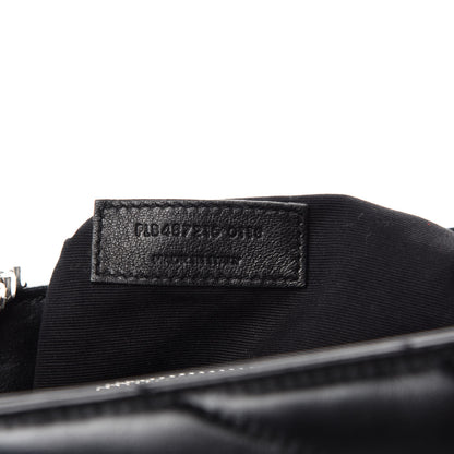 Saint Laurent Calfskin Y Quilted Monogram Medium Loulou Chain Satchel Black 11 of 12