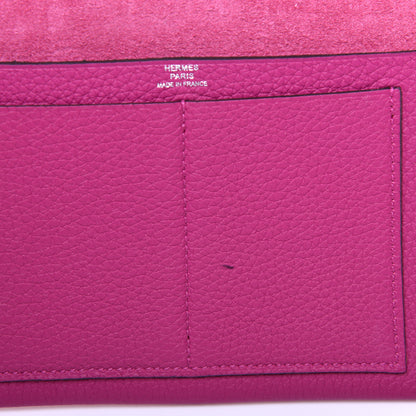 Hermes Togo Neo Ulysse PM Notebook Cover Rose Pourpre 7 of 7