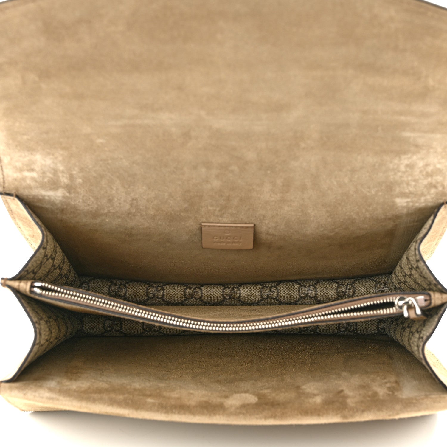 Gucci GG Supreme Monogram Medium Dionysus Shoulder Bag Taupe 5 of 10