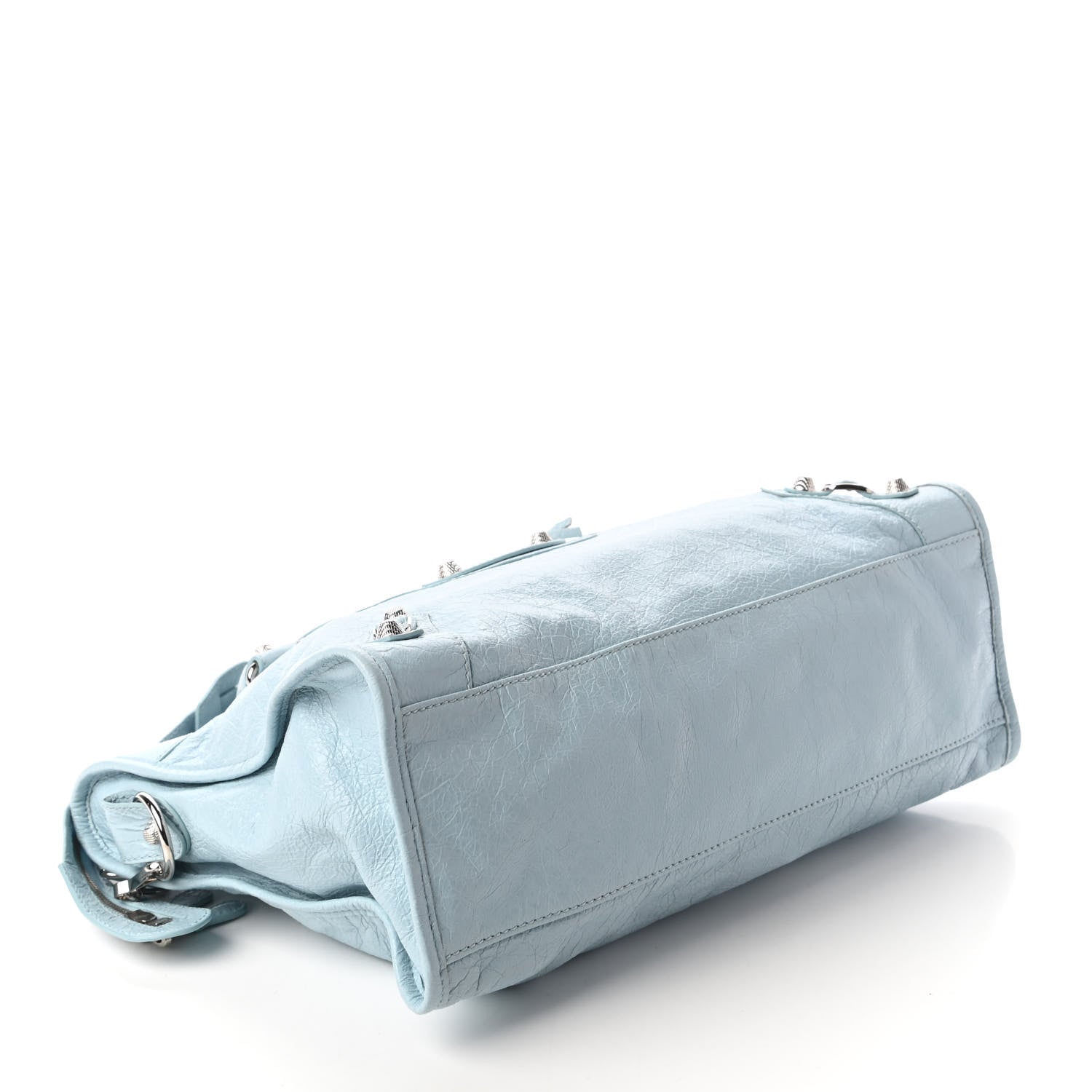 Balenciaga Agneau Giant 12 Silver Hardware City Bleu Dragee 4 of 10