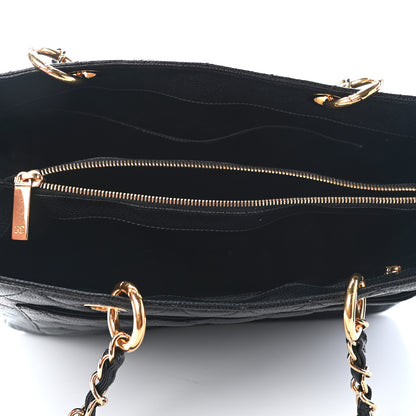Chanel Caviar Quilted Grand Shopping Tote GST Black 5 of 9