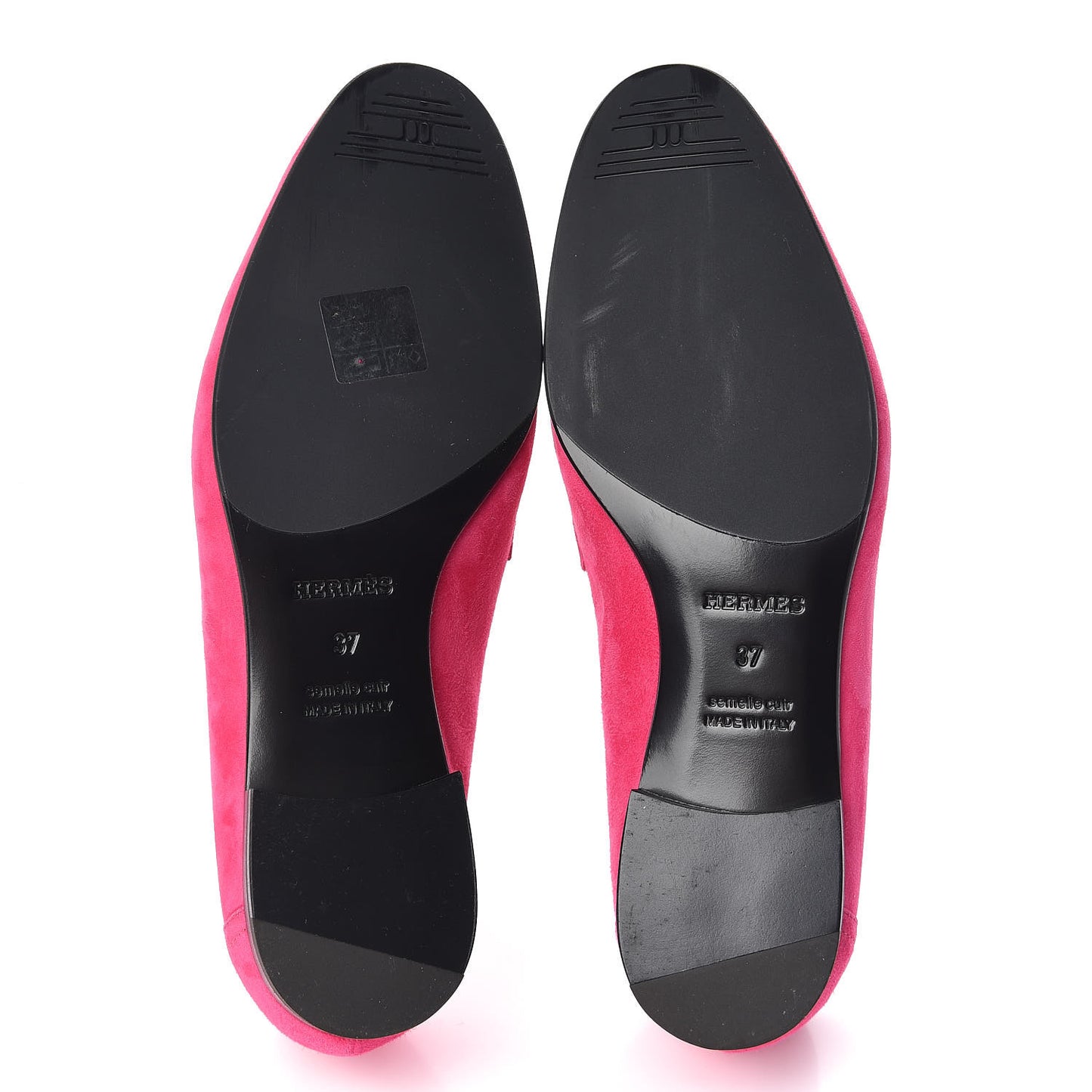 Suede Goatskin Paris Loafers 37 Rose Fuchsia
