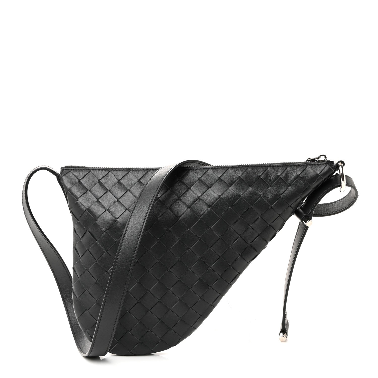 Bottega Veneta Calfskin Intrecciato Small Virgule Ardoise 1 of 9