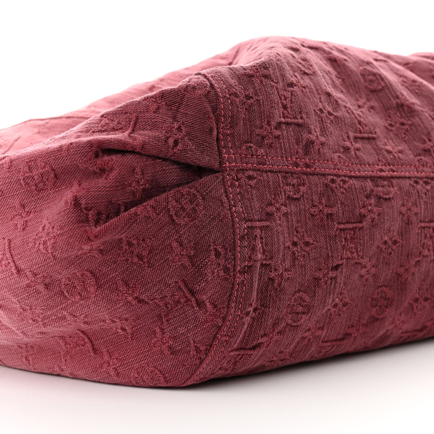 Louis Vuitton Denim Quilted Monogram Sunbeam Rouge Fauviste 9 of 11