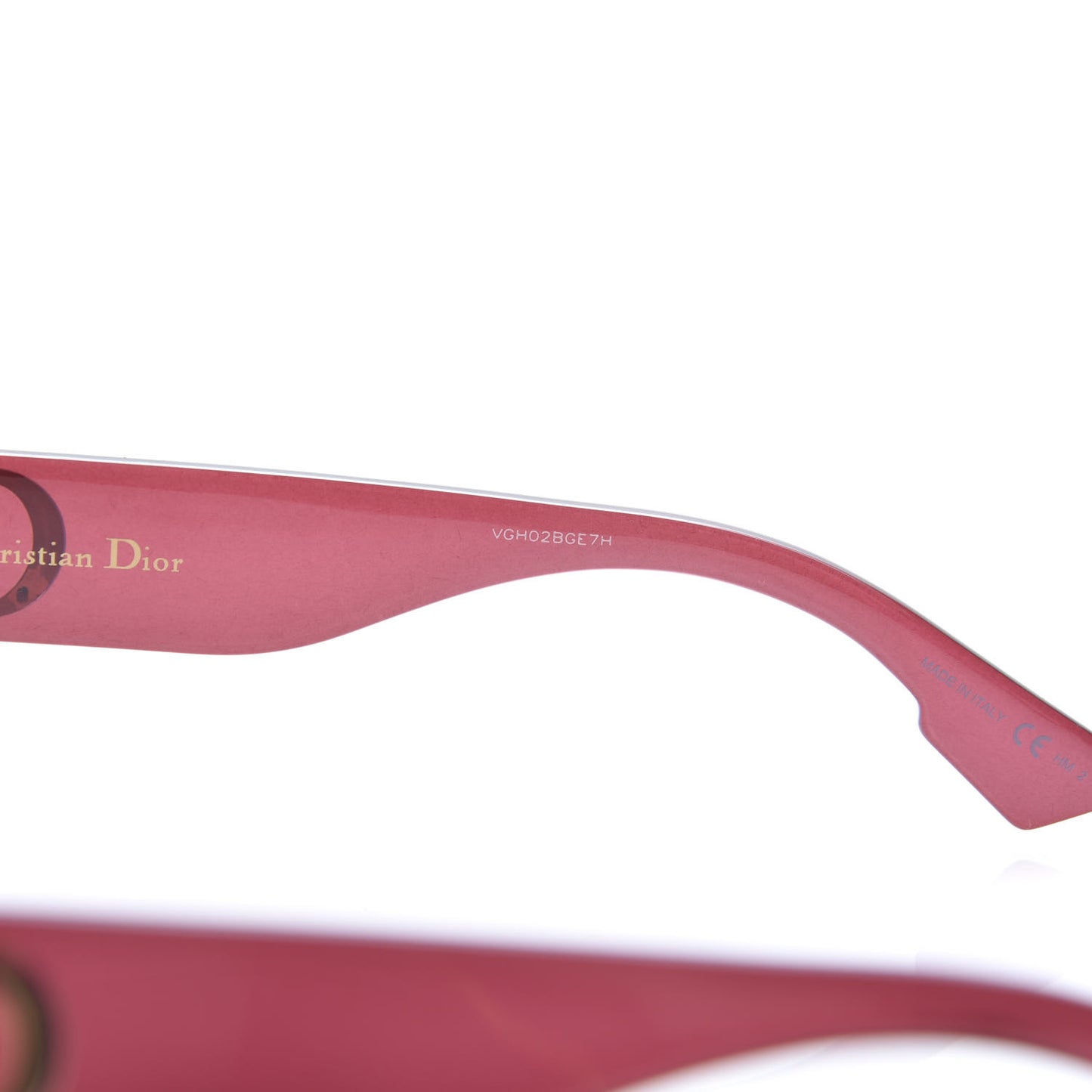 Dior Square Sunglasses Burgundy