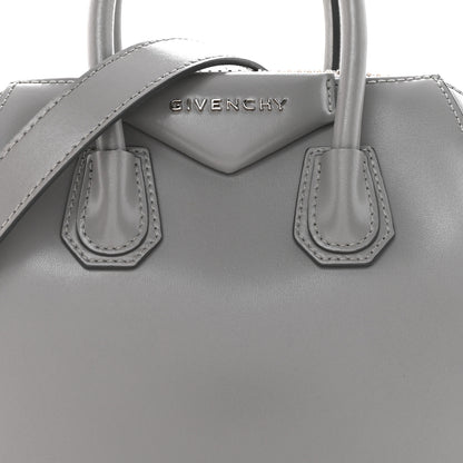 Givenchy Shiny Lord Calfskin Mini Antigona Pearl Grey 10 of 14
