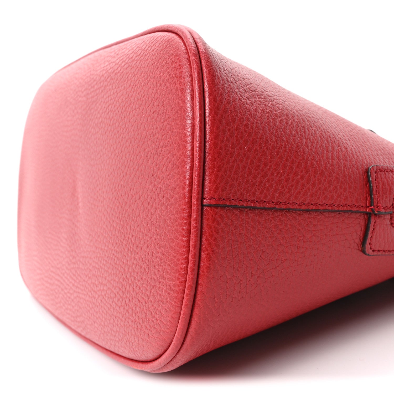 Gucci Dollar Calfskin Small GG Charm Dome Bag Red 10 of 10