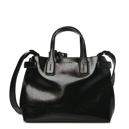 Burberry Soft Calfskin Small Banner Tote Black 1 of 9
