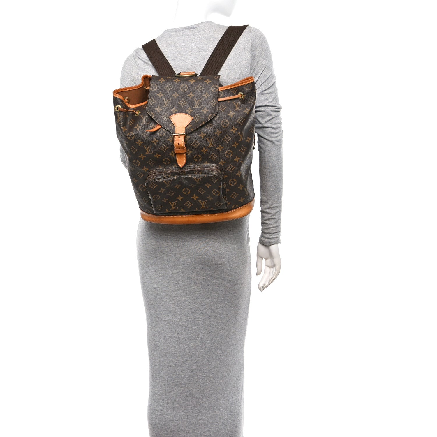 Louis Vuitton Monogram Montsouris GM Backpack 2 of 16