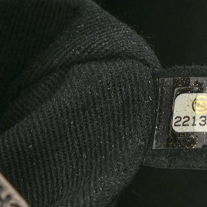 Chanel Grained Calfskin Woven Chain Medium Shopping Tote Black 7 of 11