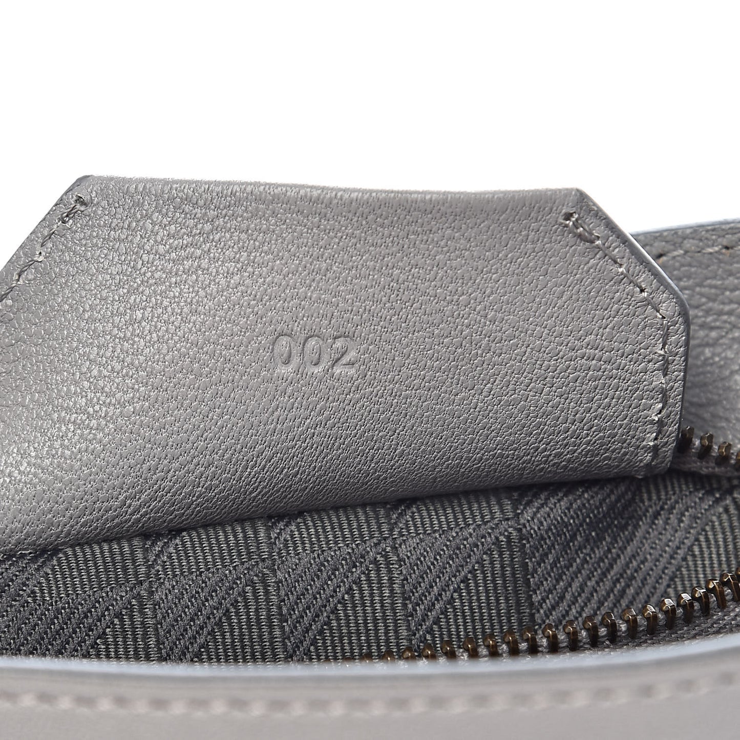 Lambskin PS1 Mini Pouch Messenger Concrete Grey