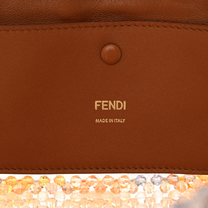 Fendi Perline Glass Karung Beaded Baguette Giallo Viola Arancio Multicolor Azzuro Glicine 6 of 9