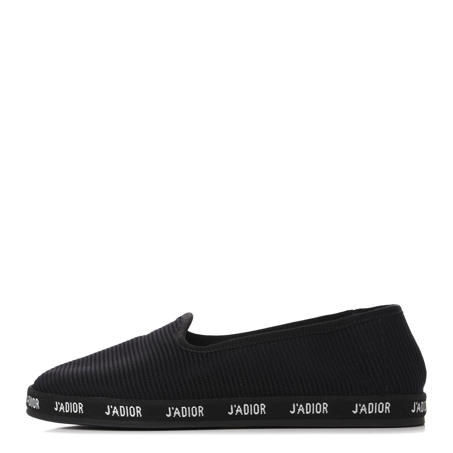Christian Dior Technical Canvas J'adior Flats 36 Black 1 of 9