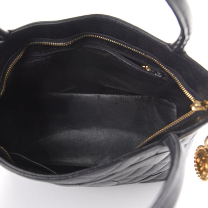 Chanel Caviar Quilted Medallion Tote Black 4 of 9