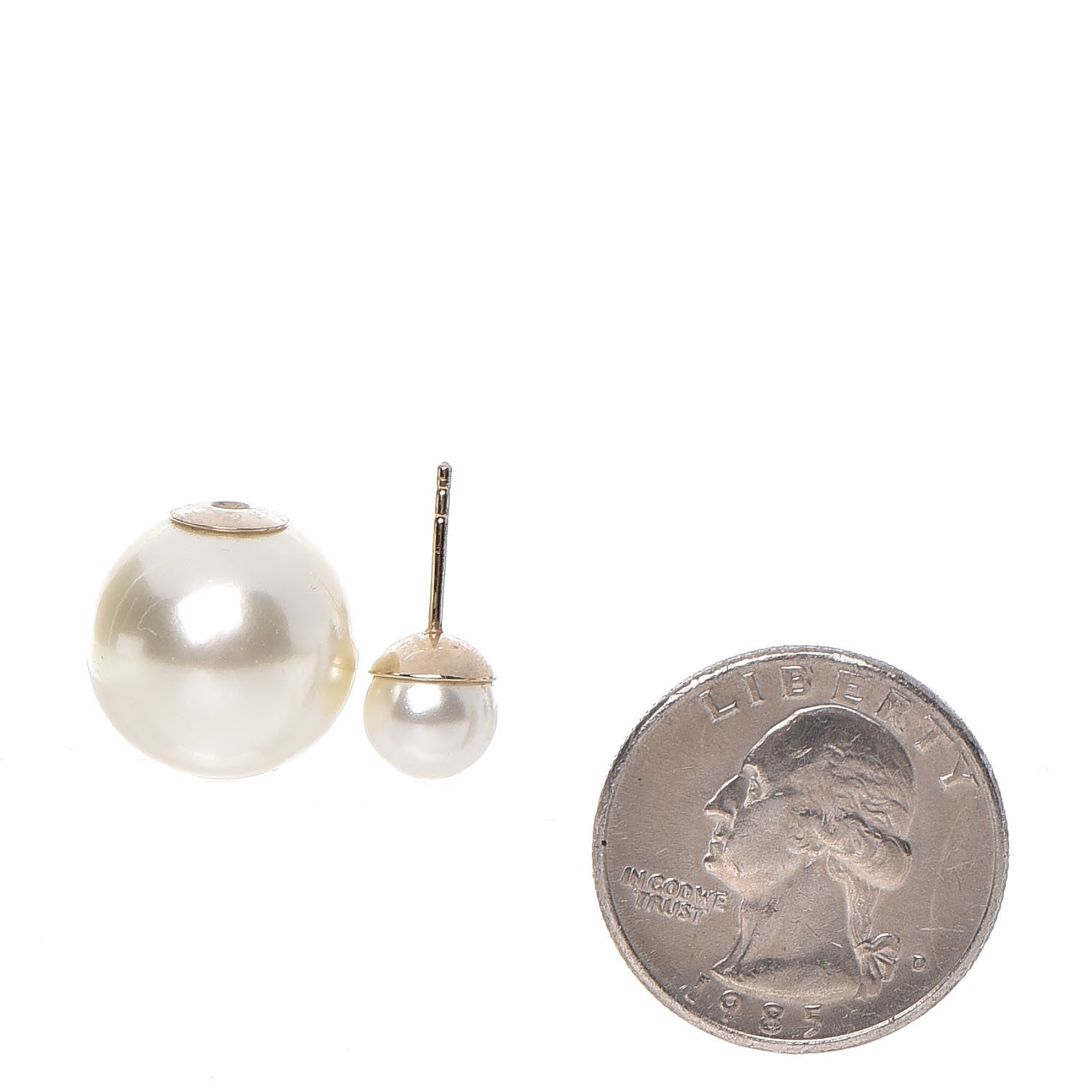 Christian Dior Pearl Mise En Dior Tribal Earrings 2 of 4