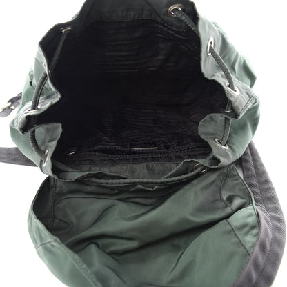 Prada Nylon Vela Large Backpack Green 5 of 15