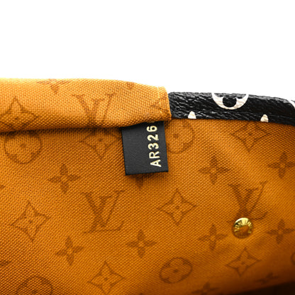 Louis Vuitton Monogram Giant Crafty Neverfull MM Creme Caramel 8 of 11