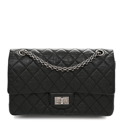 Chanel Aged Calfskin Quilted 2.55 Reissue 225 Flap Black 1 of 11